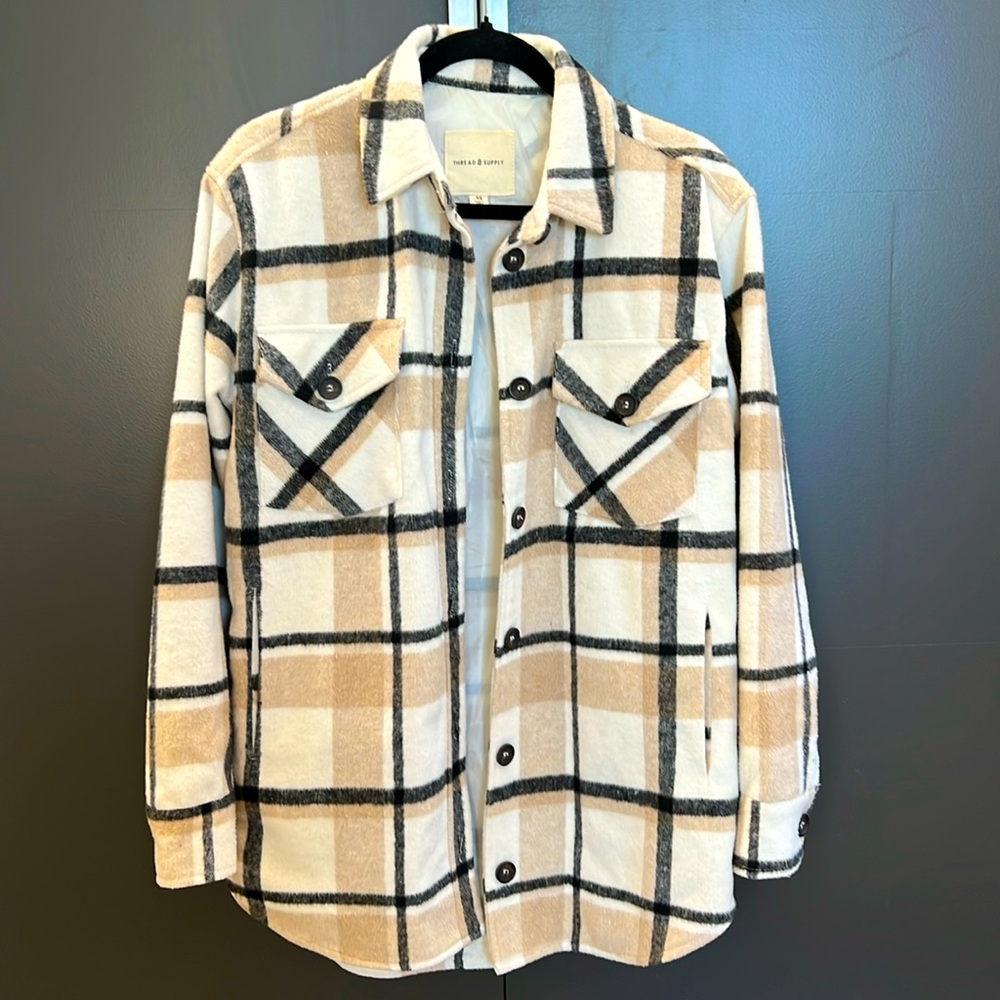 Flannel Shirt Jacket / Shacket
